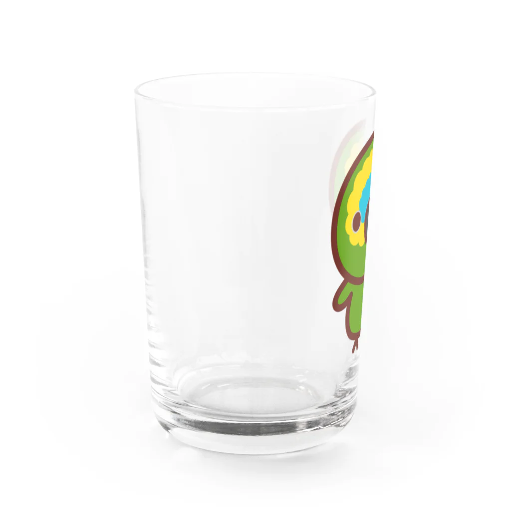 いんこ屋堂のアオボウシインコ Water Glass :left