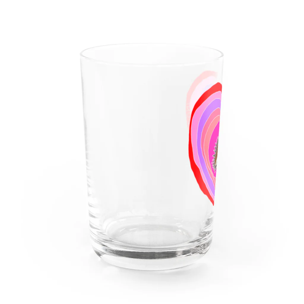 おにぎり堂のK and U Water Glass :left