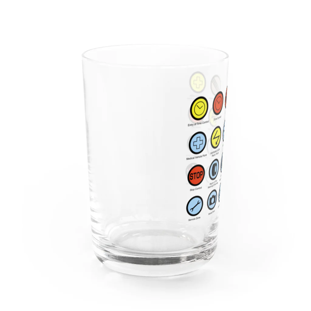 ZEUSJAPANのRALLY CONTROL SIGNS Water Glass :left