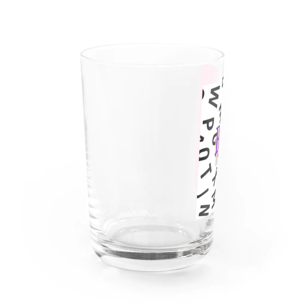 美空間Bi-Kukanの美空間Bi-Kukan LOGOシリーズ アルファベット Water Glass :left