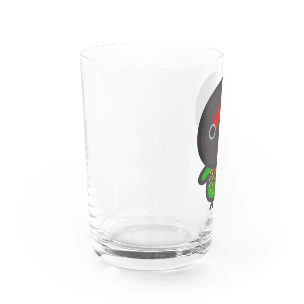 いんこ屋堂のキスジインコ Water Glass :left