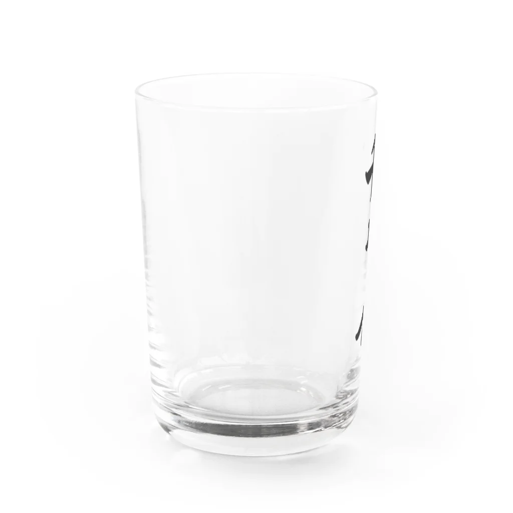 着る文字屋のチャイ Water Glass :left