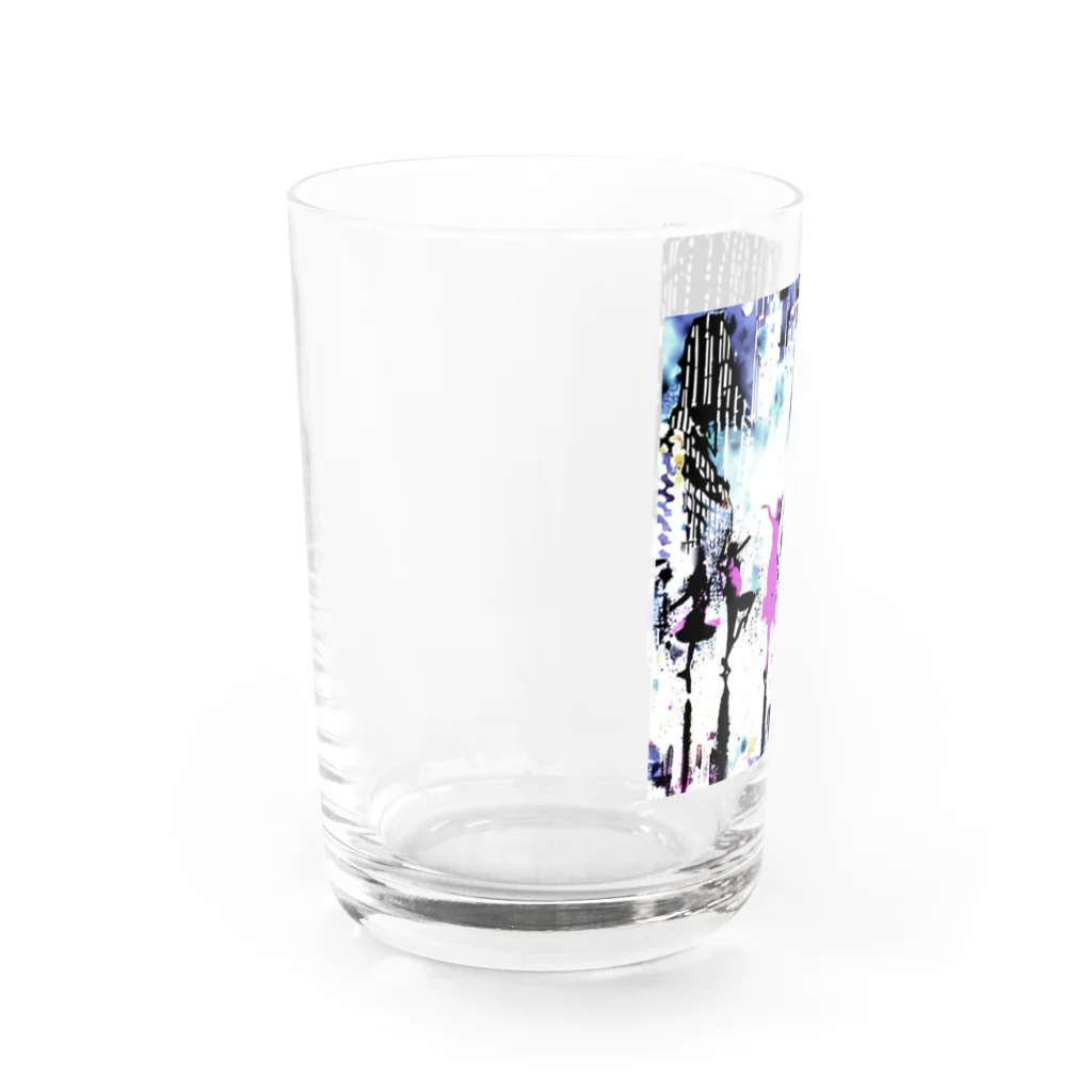 Moichi Designs Shop-2023のnew york dancer Water Glass :left