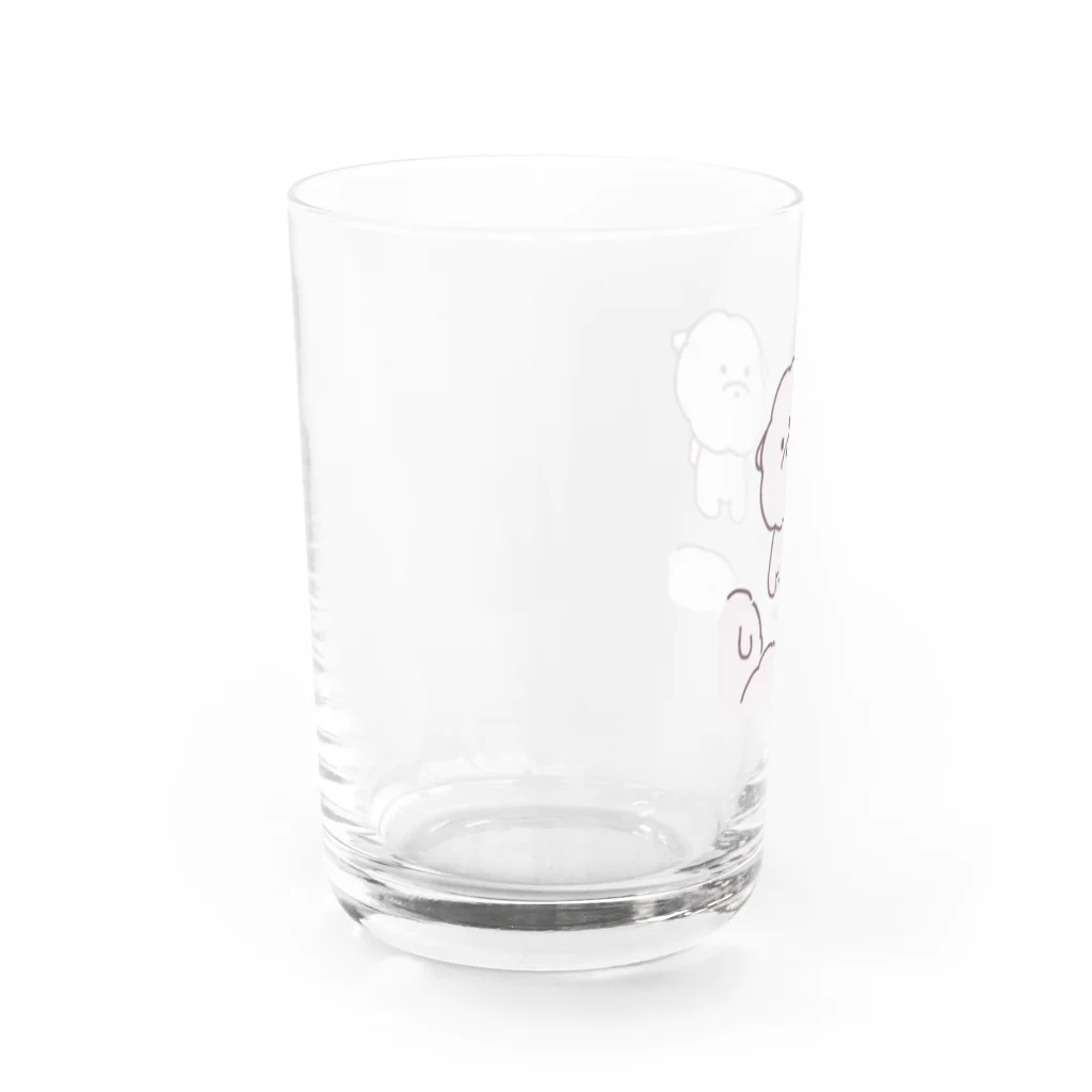 feee.co/フィー子(マーメイド)のふわもち犬の集い(井戸端会議) Water Glass :left
