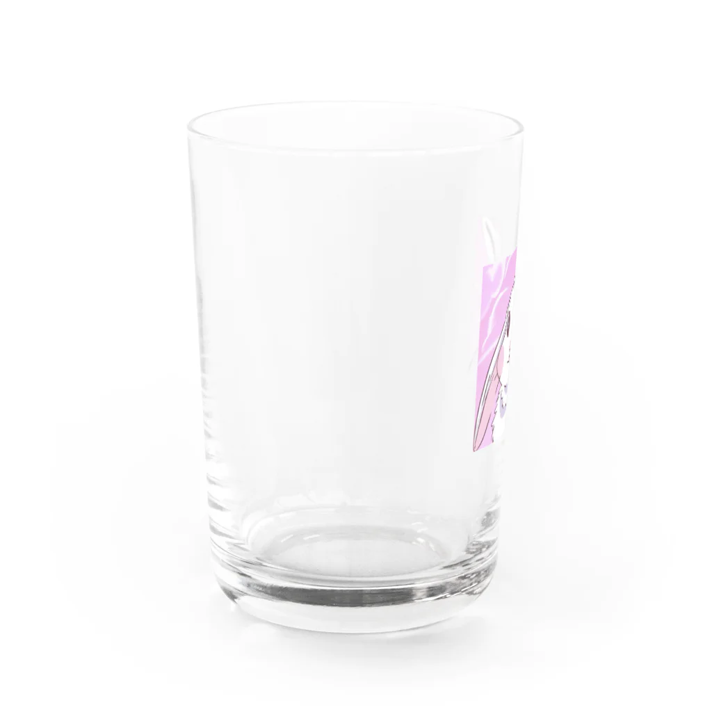 ふわふわうさぎのふわうさちゃん Water Glass :left