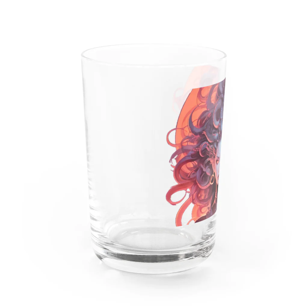 Cyber XXXのメドゥーサ　ドラゴンヘア　バージョン Water Glass :left