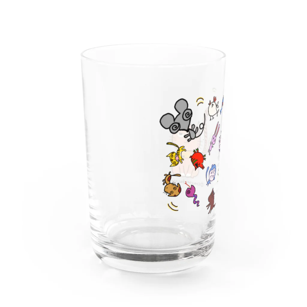 クレヨン工房の干支に入りたい❗️ Water Glass :left