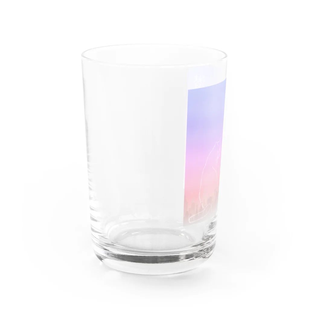 北如来那グッズ公式サイトの『潜熱』配信リリース記念グッズ Water Glass :left