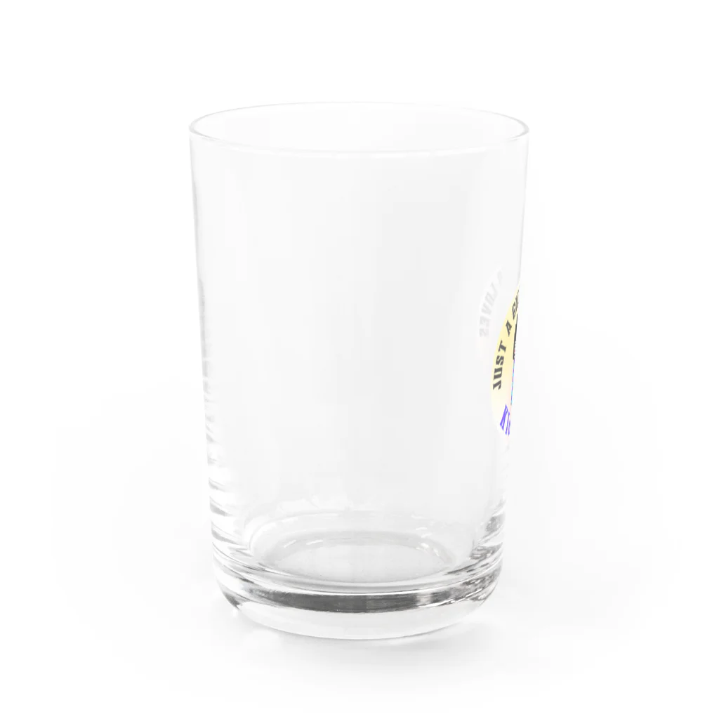 ポンキチはうすの着物大好き女の子 Water Glass :left