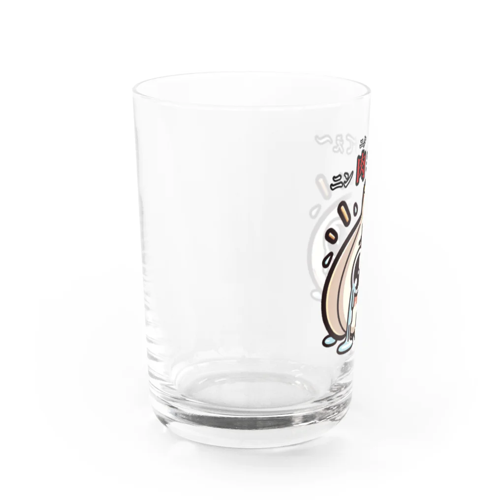 SHOWTIMEのニンニクのダジャレイラストです。 Water Glass :left