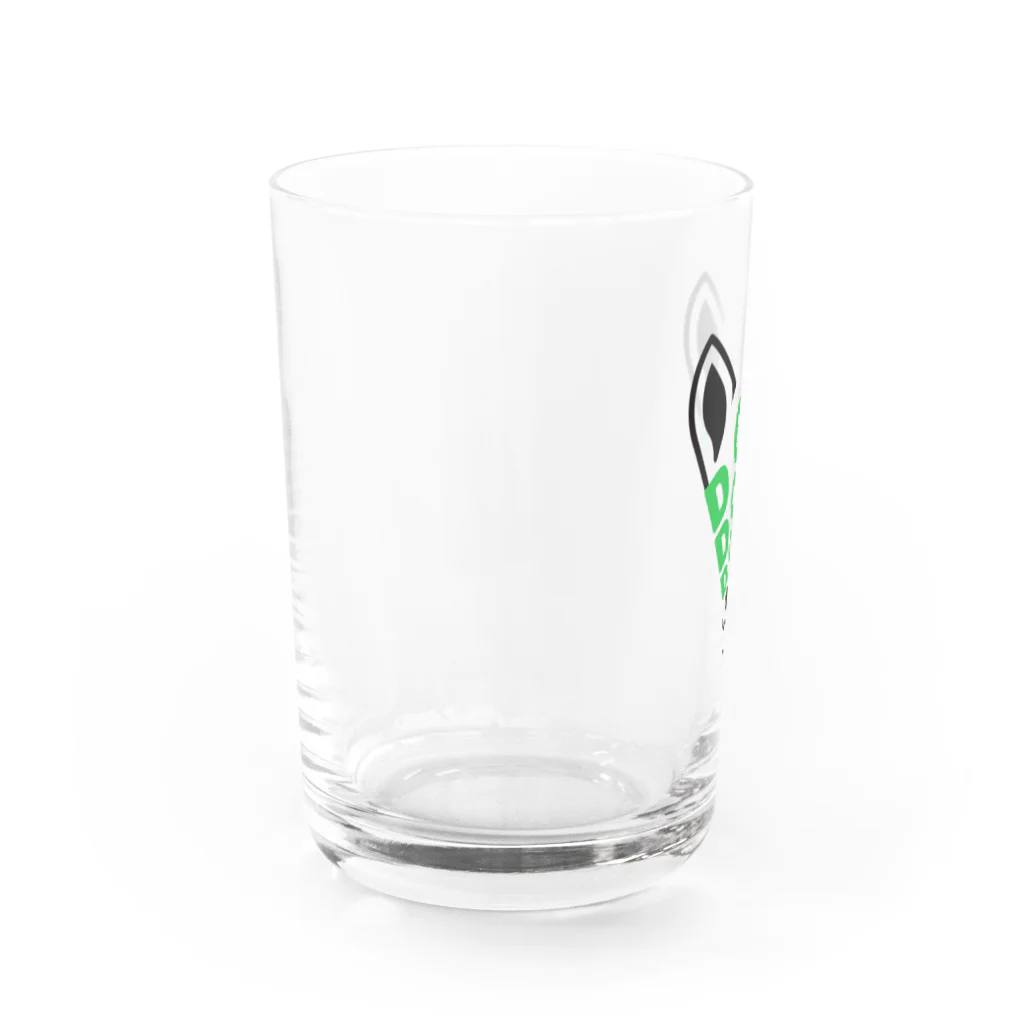 ポンキチはうすのワンちゃん、大好き！ Water Glass :left