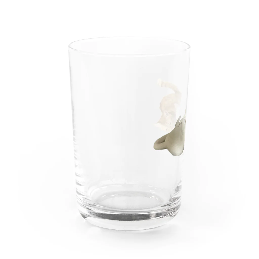 POPPE.comの寄り添うぽっぺ Water Glass :left