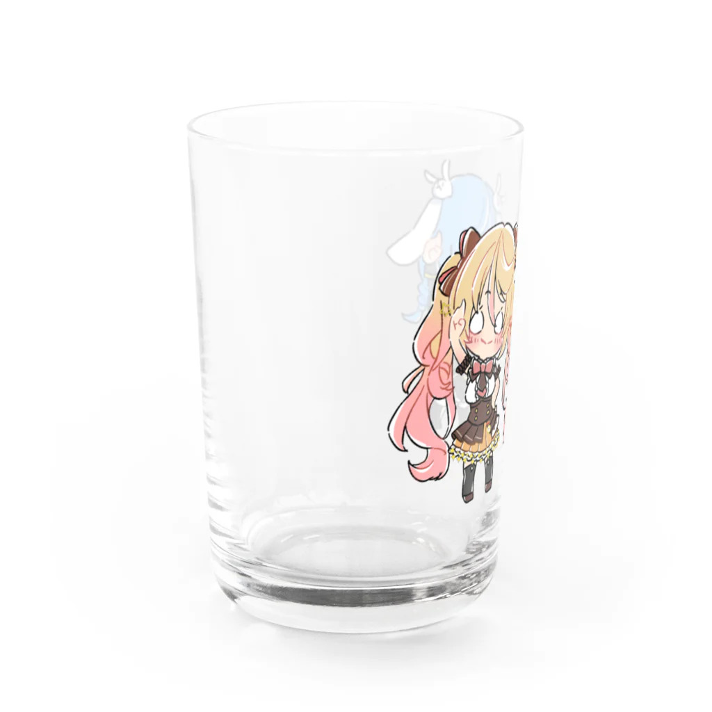 usabit.のぐっず屋さんのななゆ+うさぎガンマン Water Glass :left