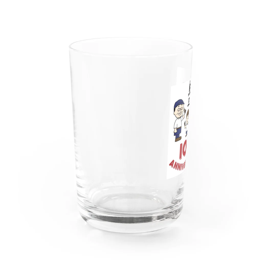 やきとり鳥三の鳥三グラス Water Glass :left