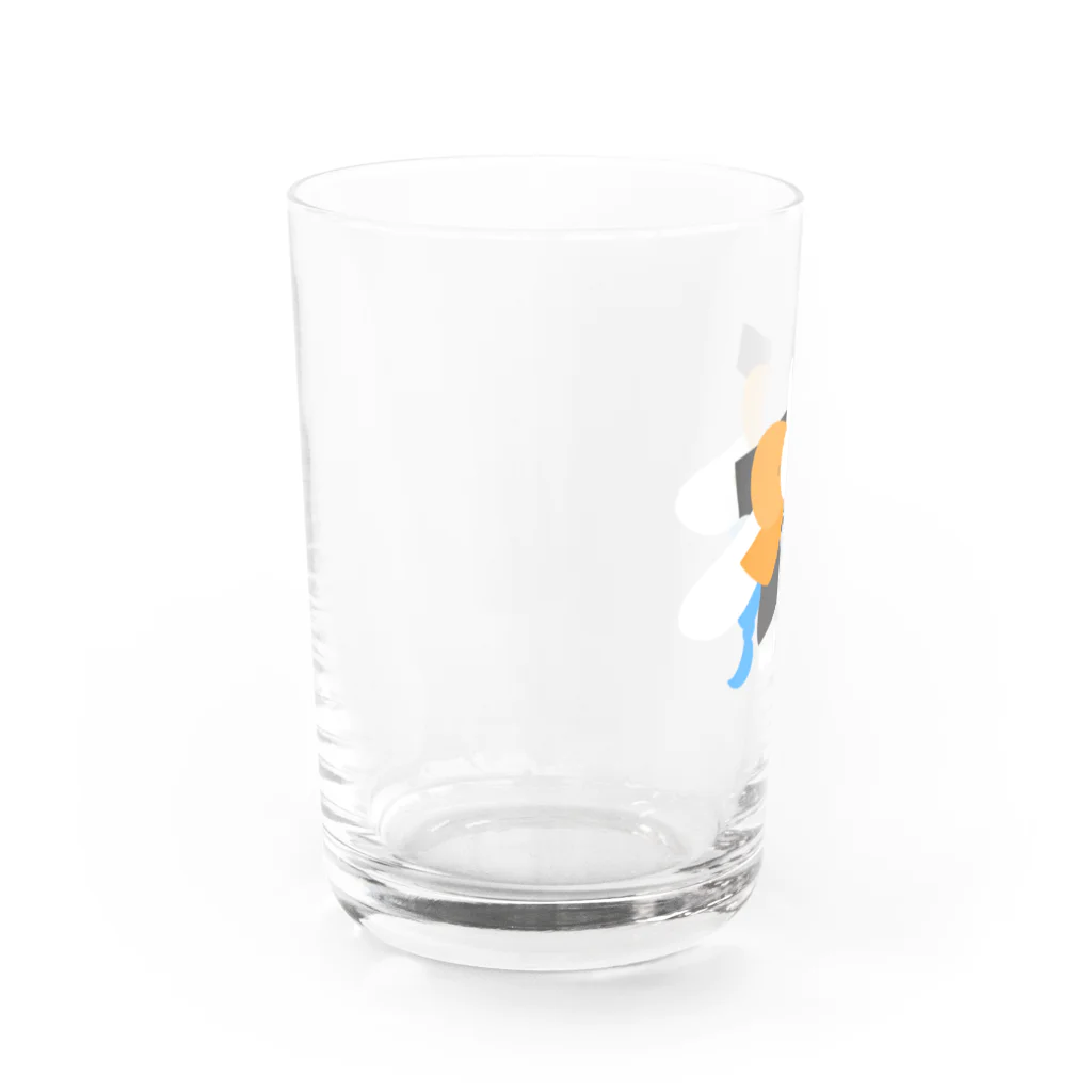 usabit.のぐっず屋さんのうさぎガンマントレードマーク Water Glass :left