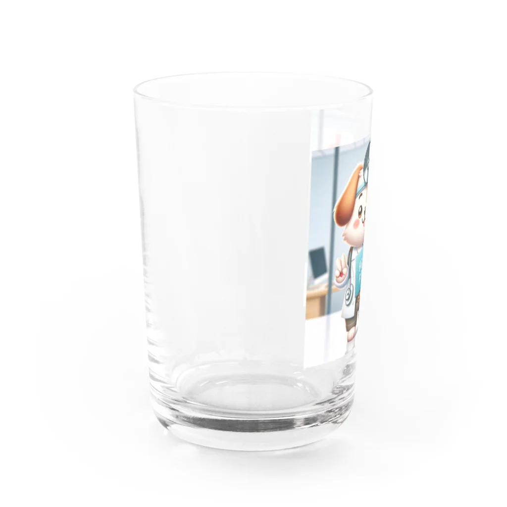 はらの健康第一の犬 Water Glass :left