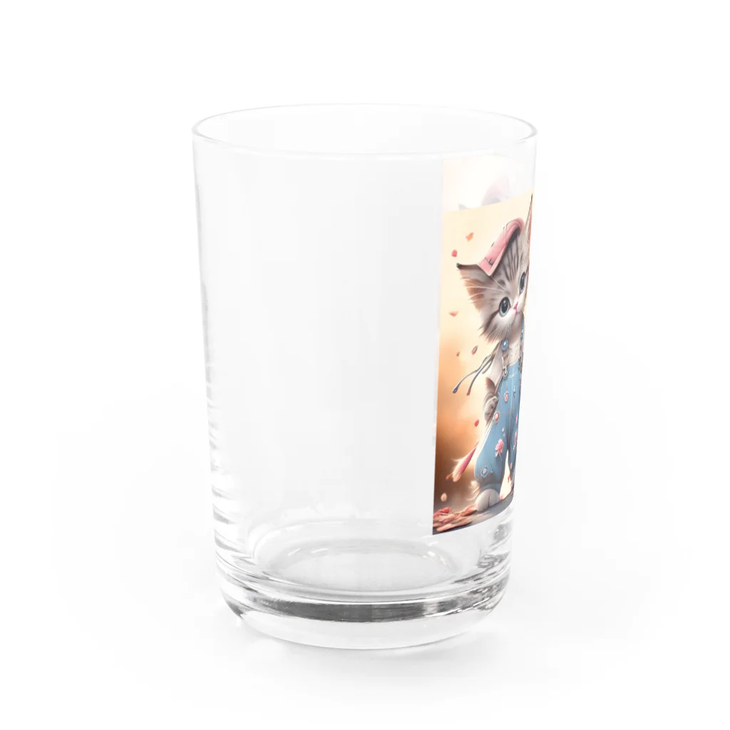 zhaoyushuangの可愛い子猫イラスト Water Glass :left