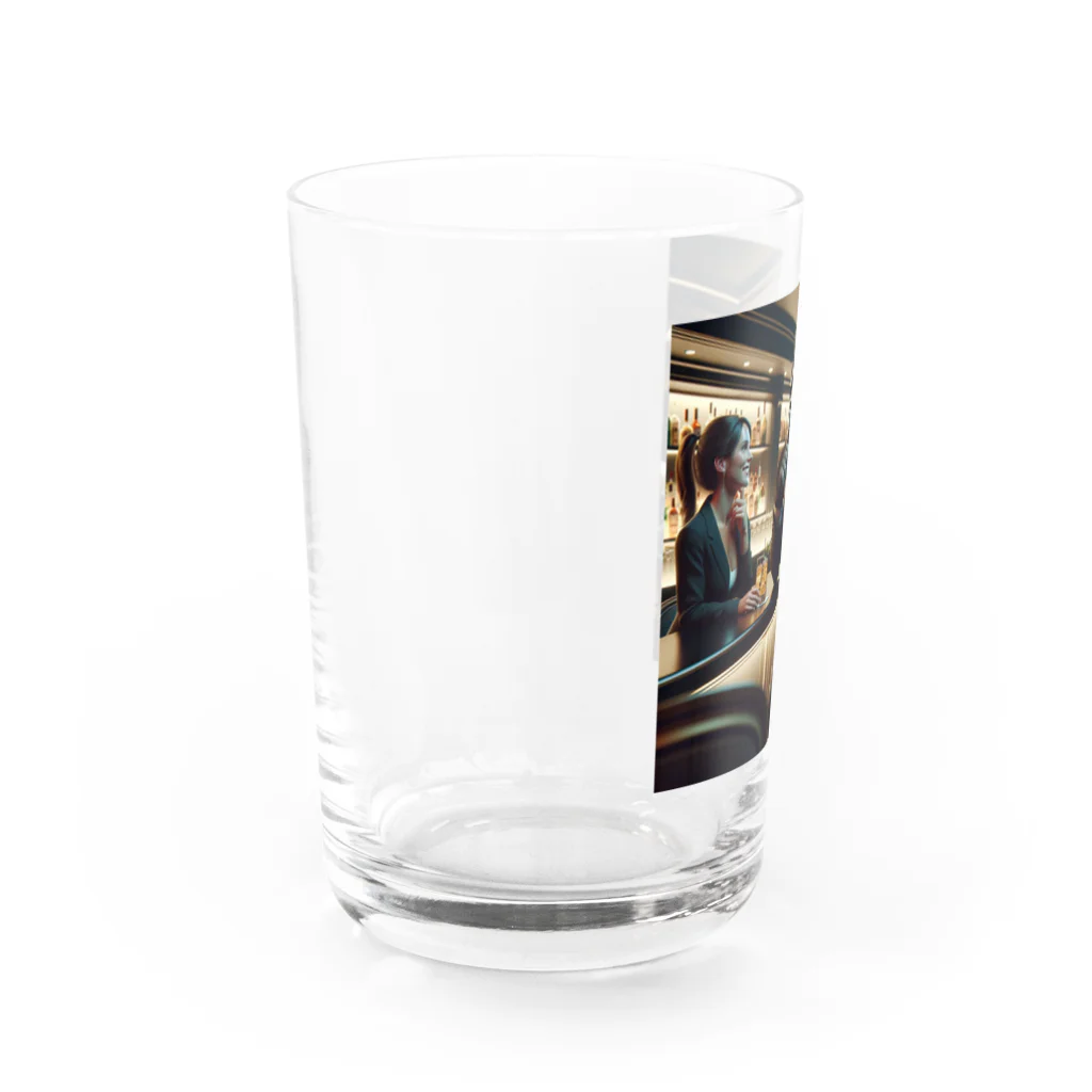 ドリサポの口説け！ゴリ先輩 Water Glass :left