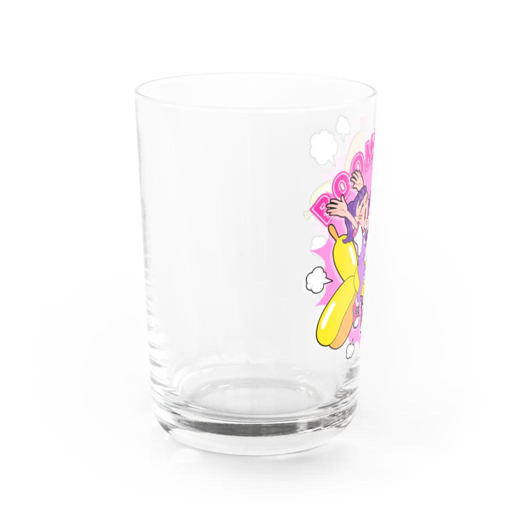 おおつきあやのBALLOON DOG Water Glass :left