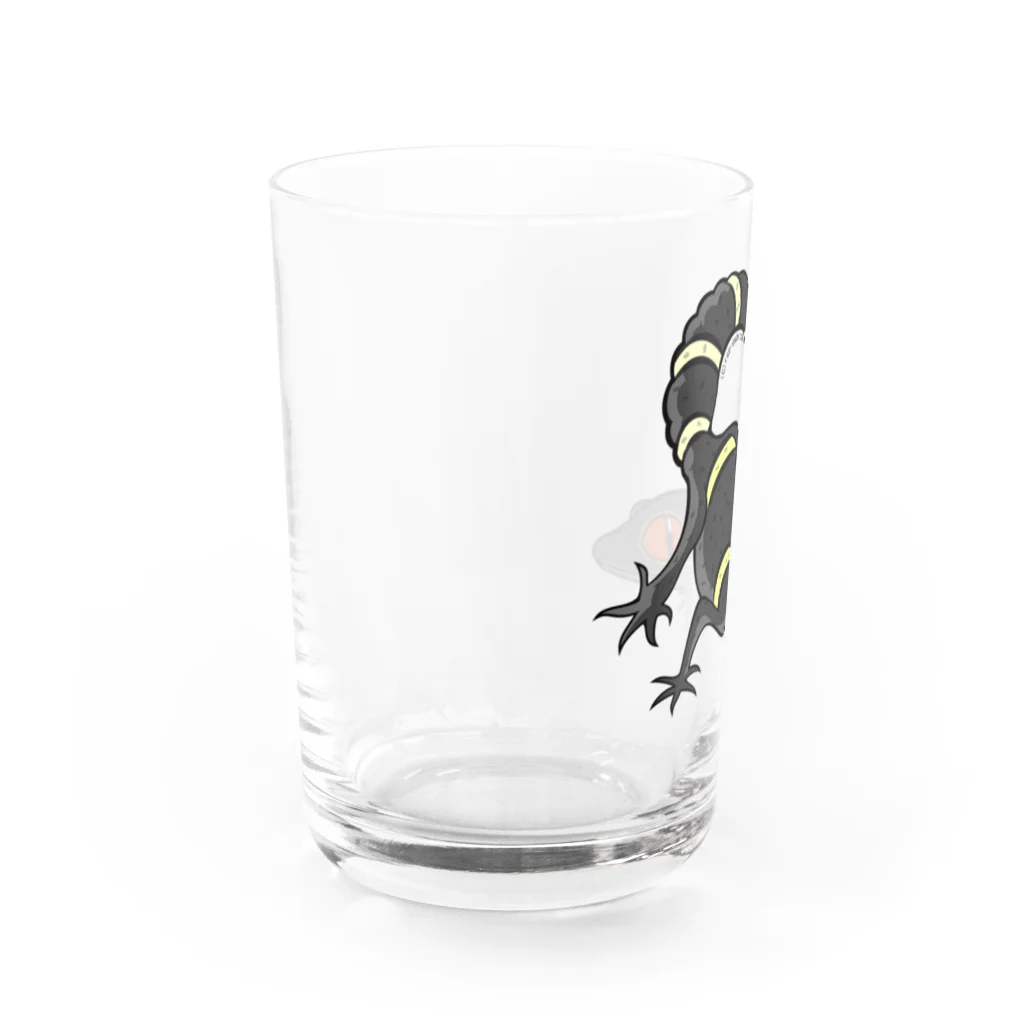 もむのふの爬虫類グッズやさんのハイナントカゲモドキちゃん Water Glass :left