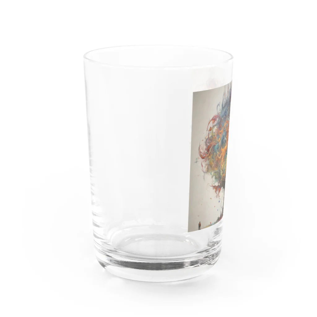 アートフュージョンの幻想の木のグッズ Water Glass :left