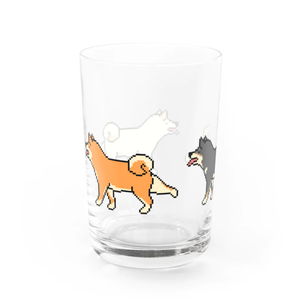 yuNN3のドット絵 ３柴キック Water Glass :left