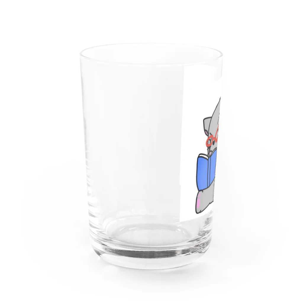 Kujakuの朗読猫 Water Glass :left