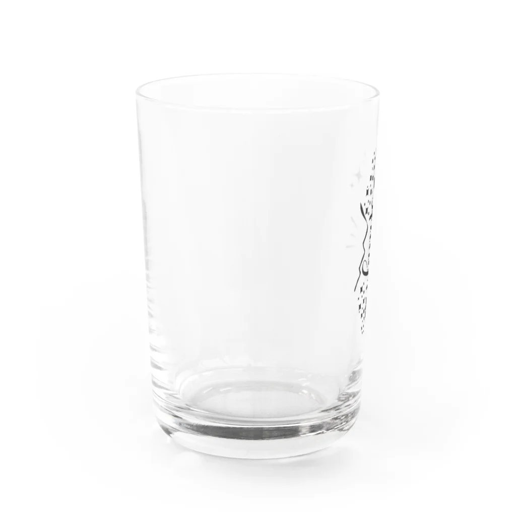 Leaの輝くカニ Water Glass :left