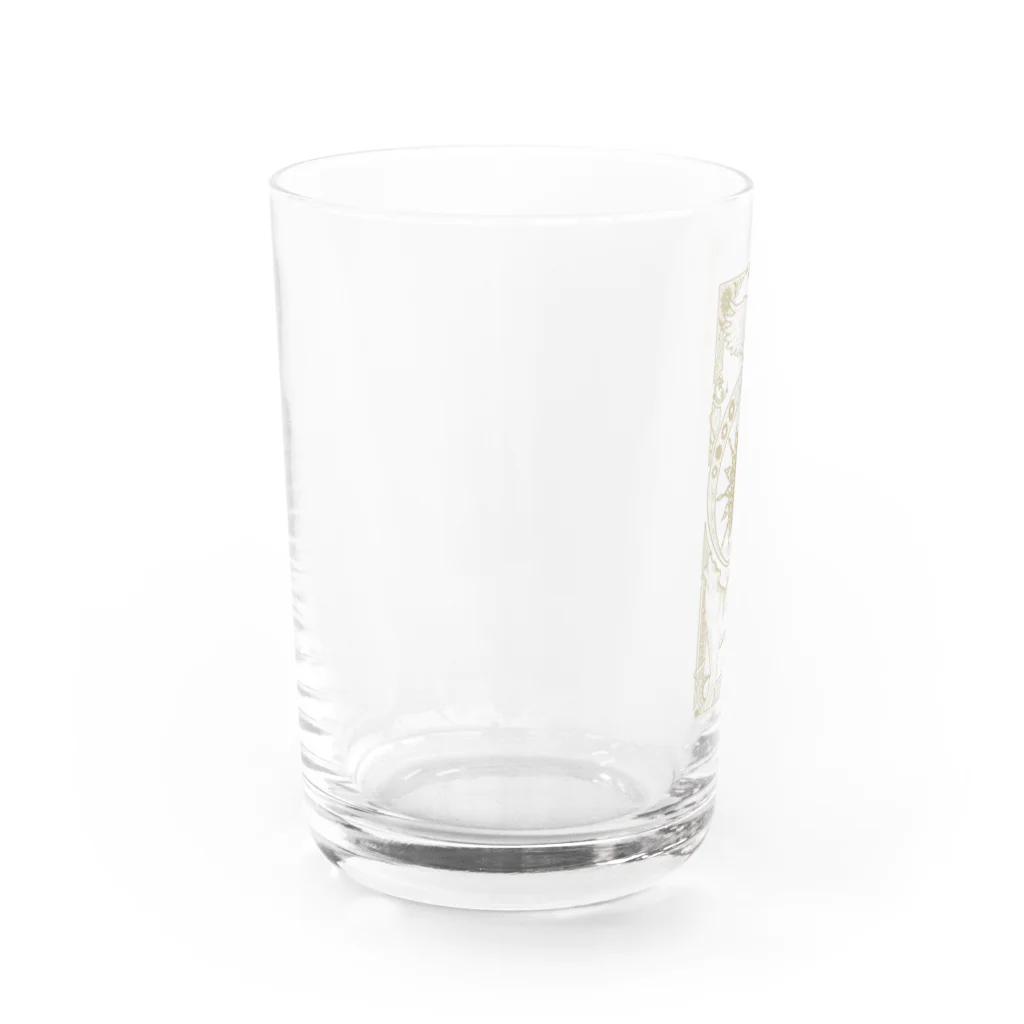 甘漏り屋の星月白夜の狼梟 Water Glass :left