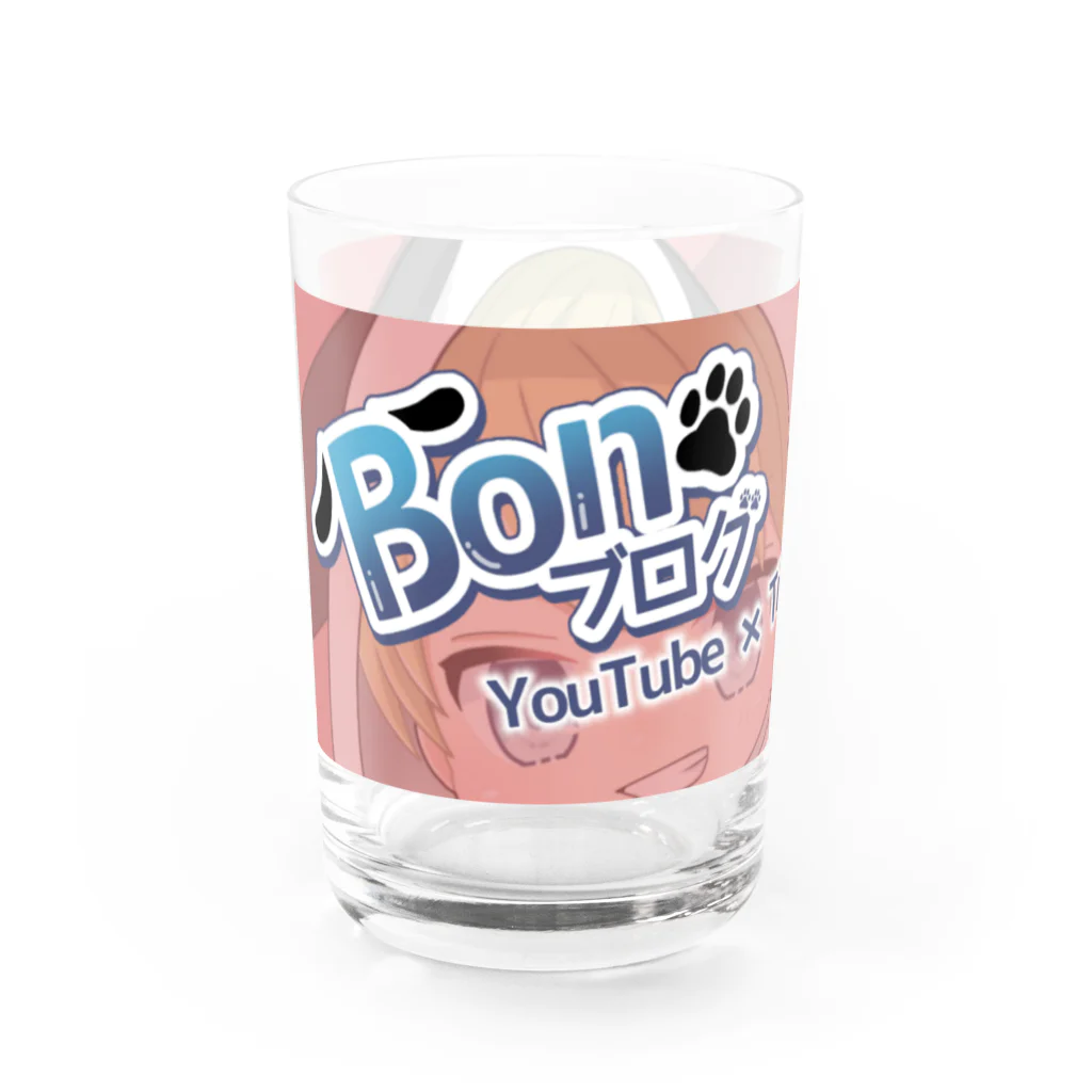 BONのグッズ売り場の新BONアイコングッズ（トップ画Ver） Water Glass :left