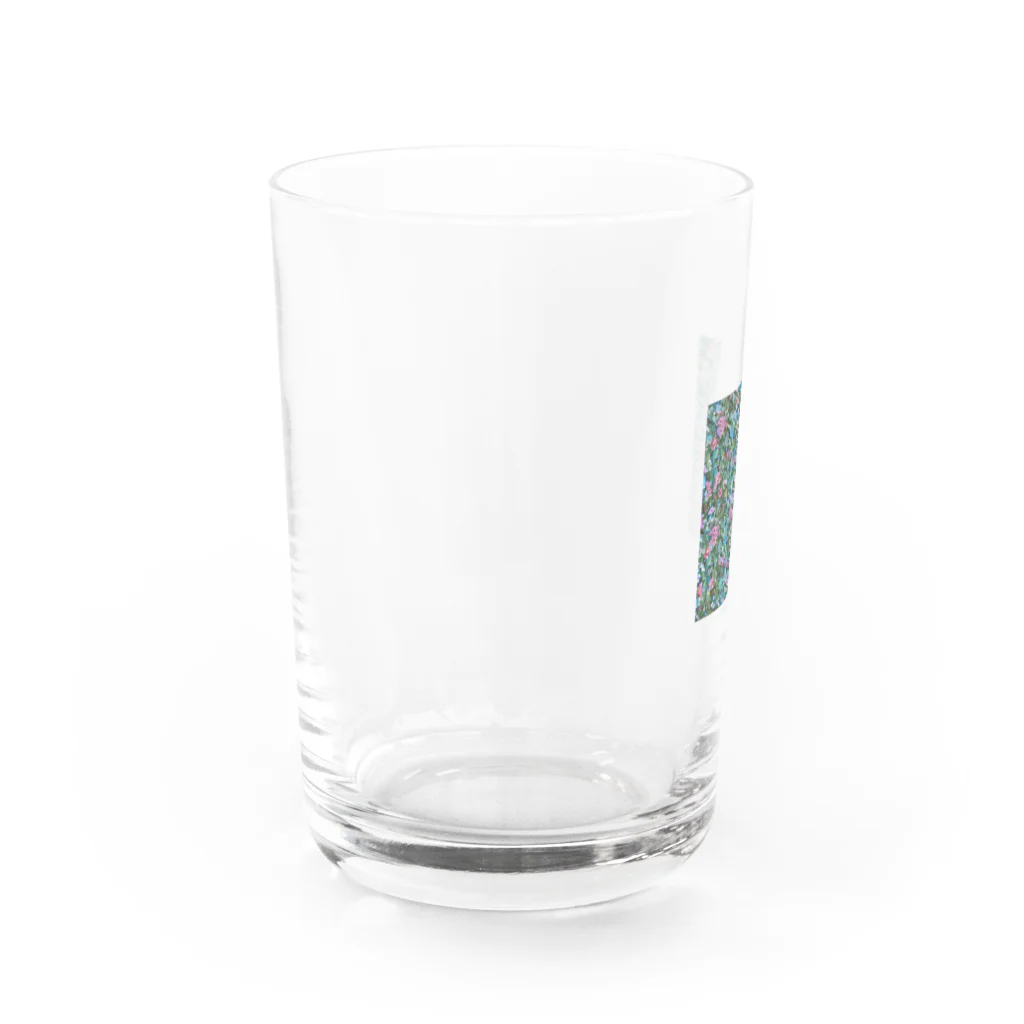 okura-hのおばあちゃんの柄シャツ Water Glass :left