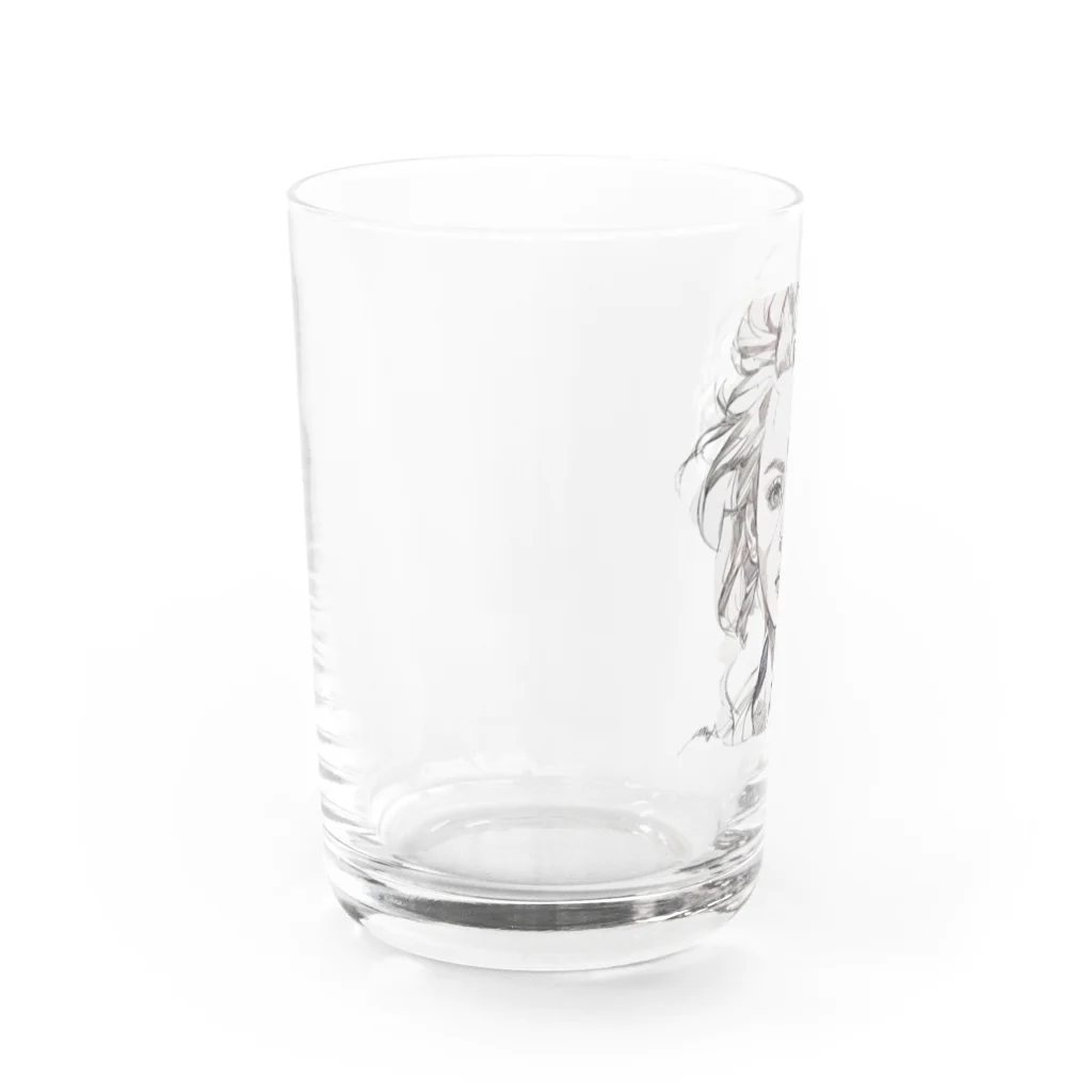 fashion-forwardのエロカッコイイ女性 Water Glass :left