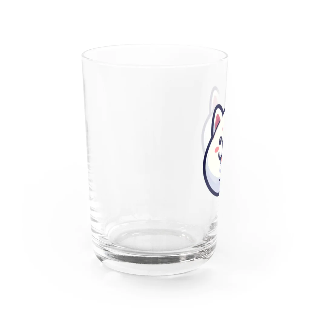 excitekonnoの丸顔シリーズ柴犬バージョン Water Glass :left