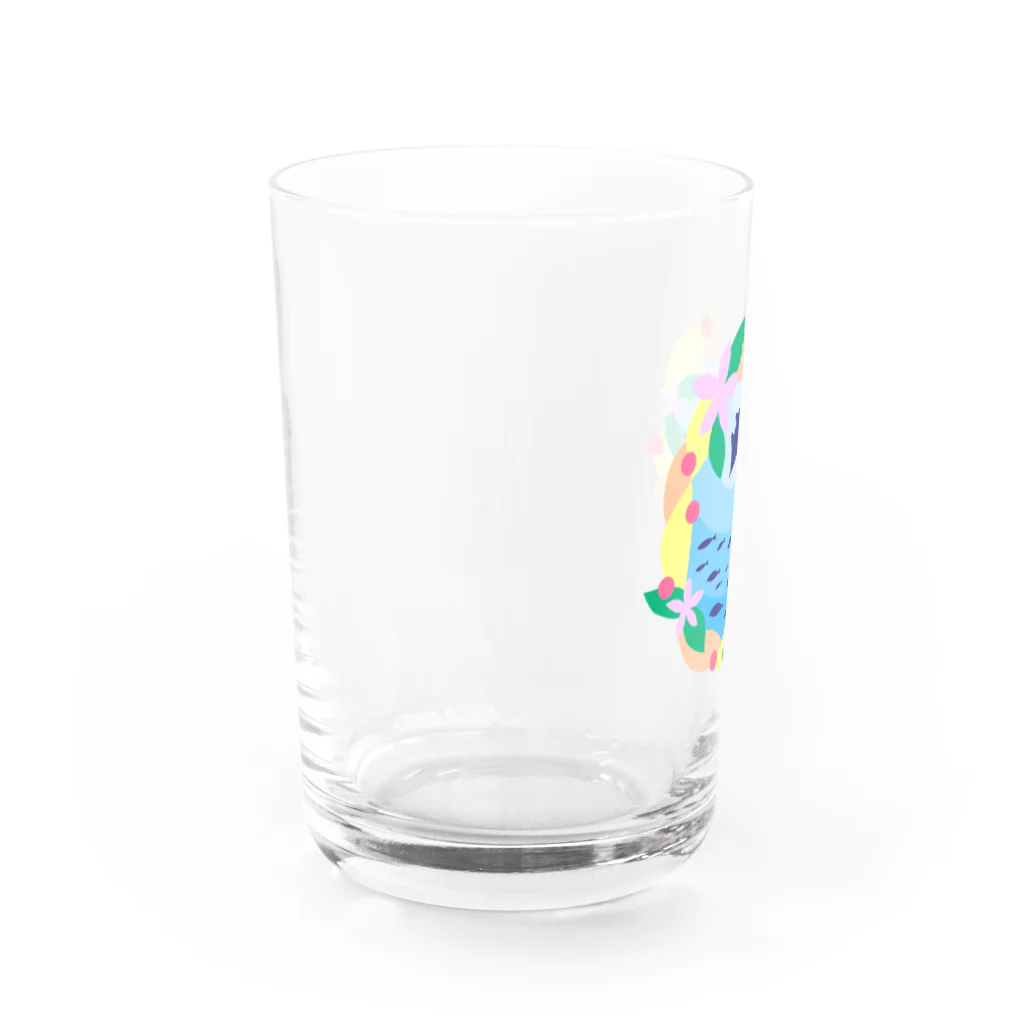 r0no527のリースとお魚たち Water Glass :left