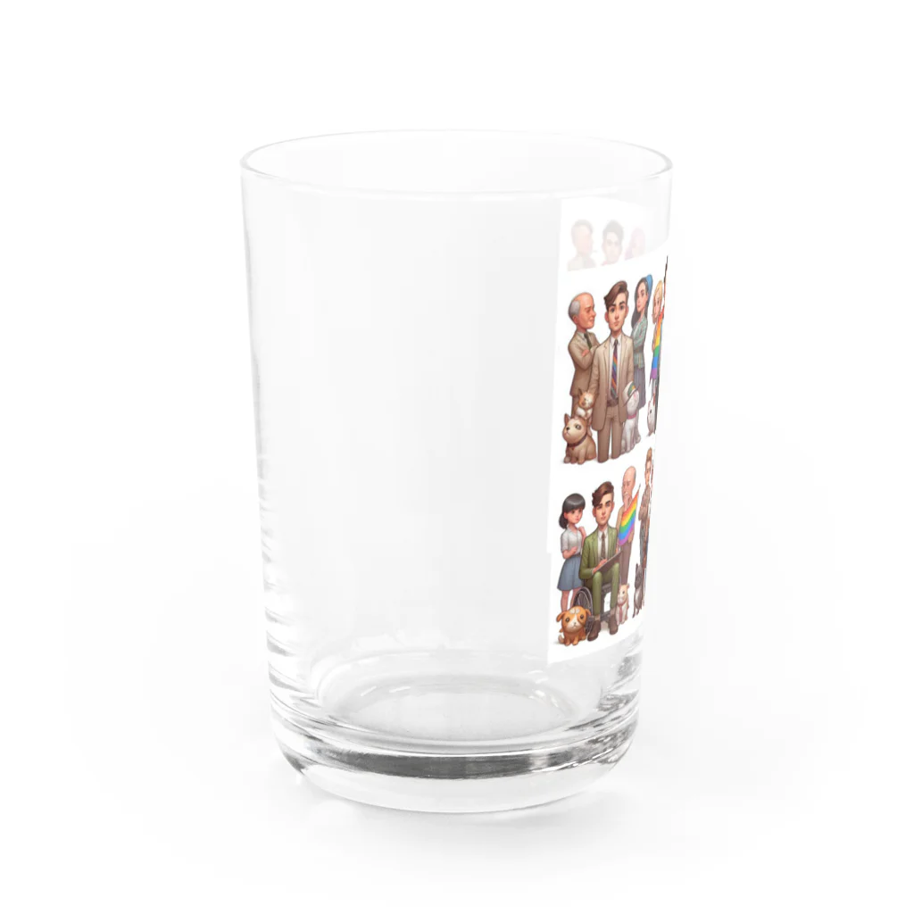 KyleのLGBTQサポート Water Glass :left