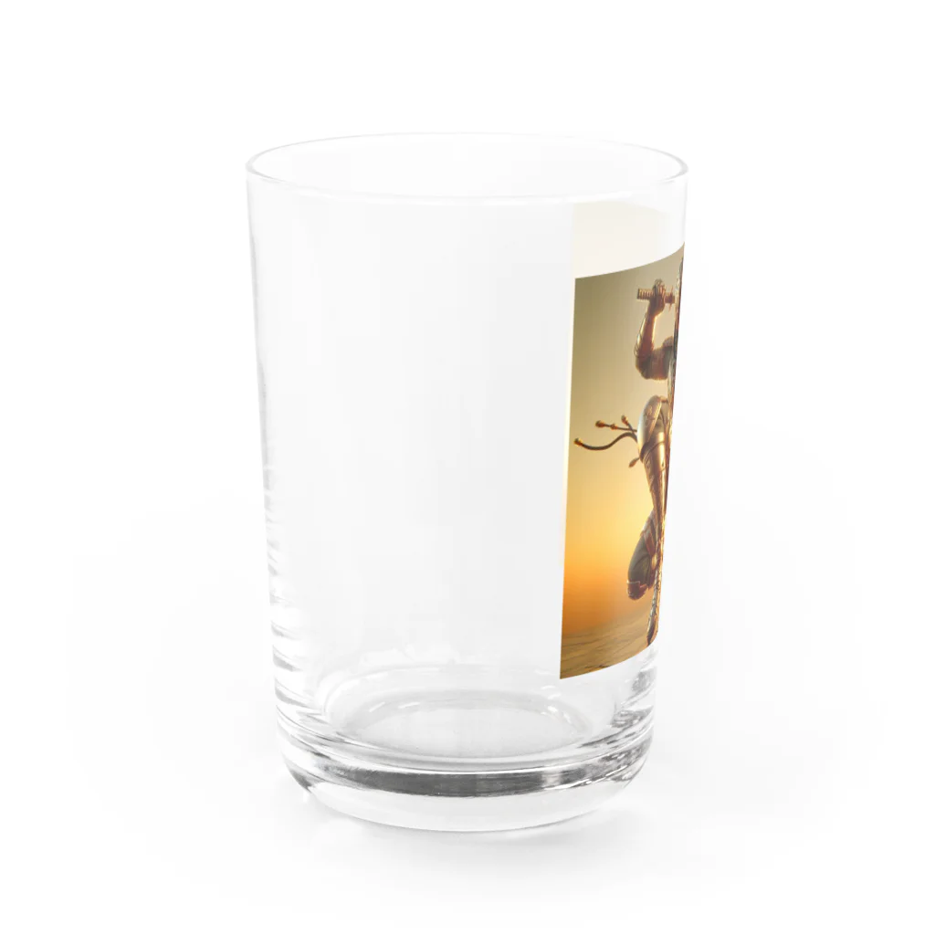 にんにんにんじゃのゴールデン忍者 Water Glass :left