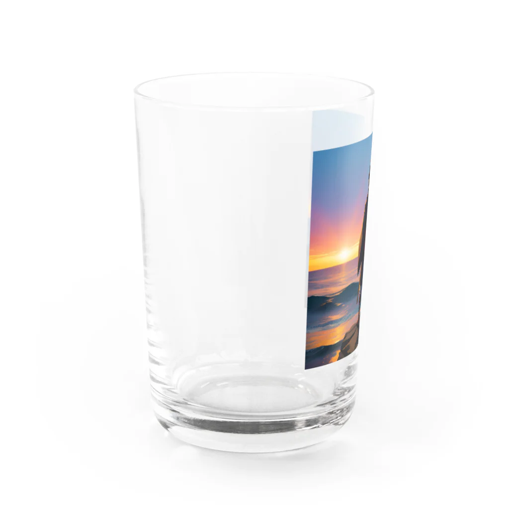 810aoの海の神 Water Glass :left