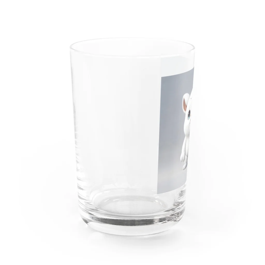 ブサカワ二頭身アニマルくんのブサカワ二頭身アニマル Water Glass :left