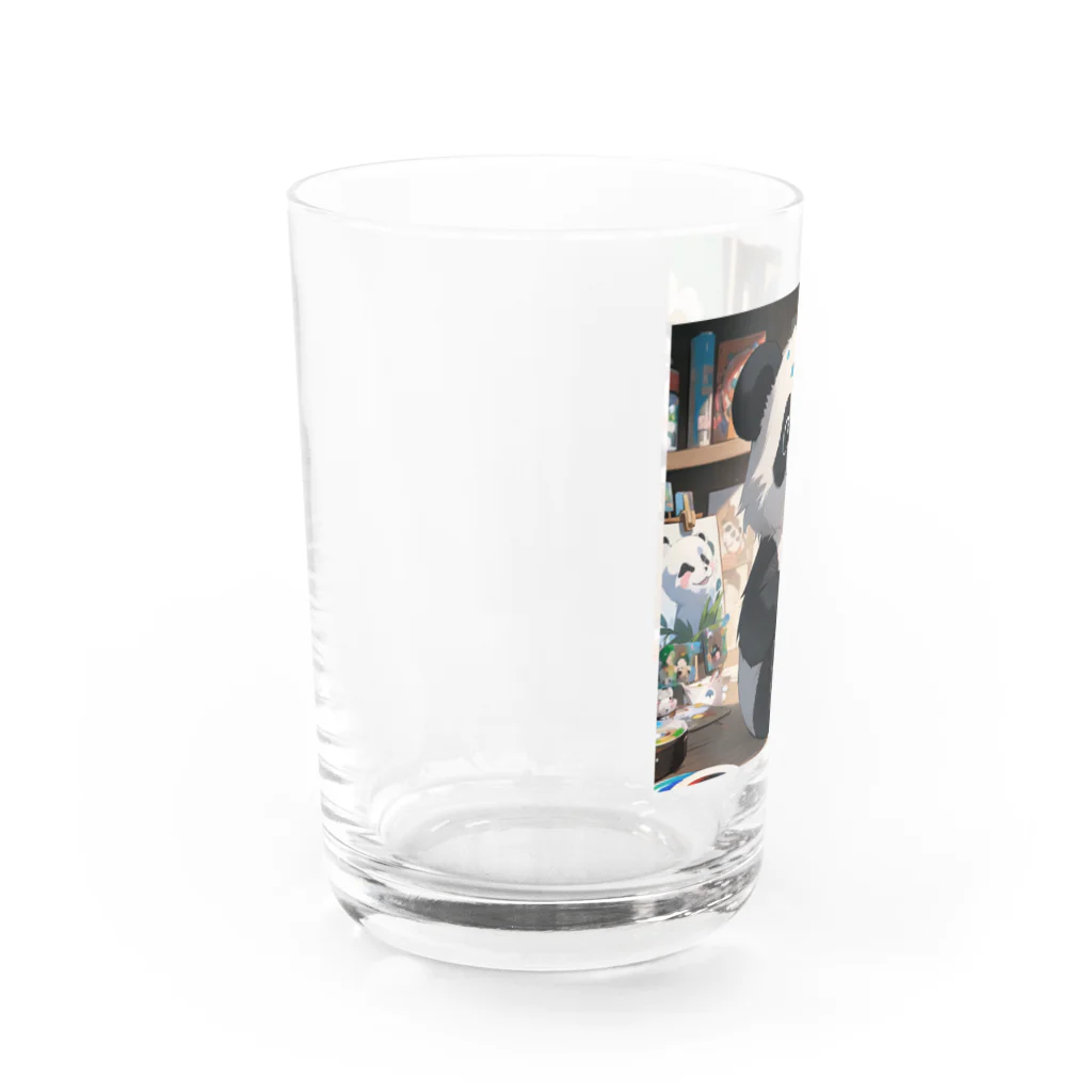 harusan29のパンダアーティスト Water Glass :left