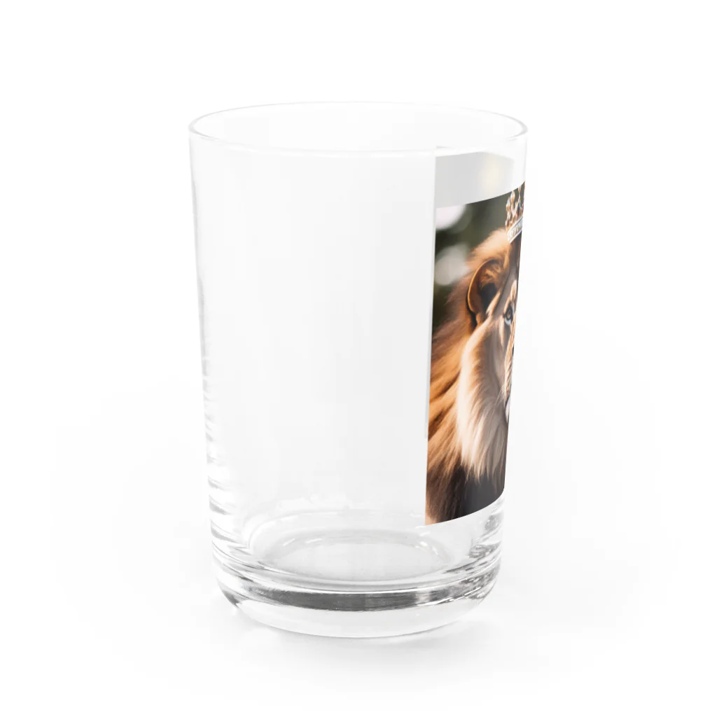 Mint3110-factoryの🦁ライオンキング(King of Lion) Water Glass :left