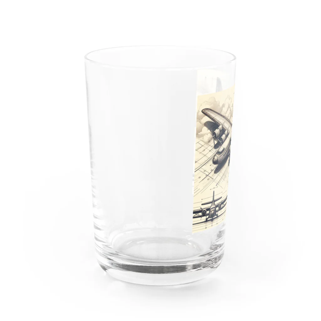 hosigareの架空の航空機 Water Glass :left