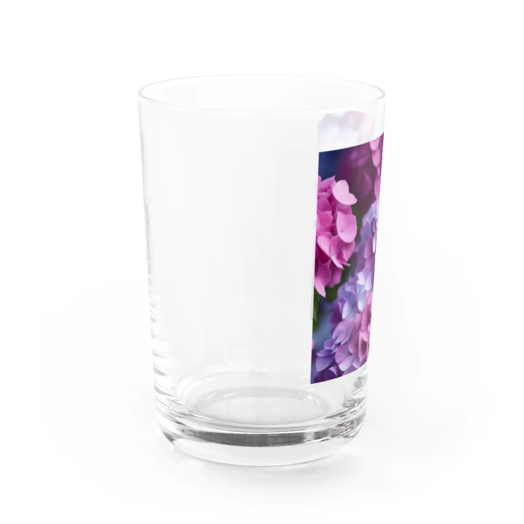 Spitz99のアジサイ Water Glass :left