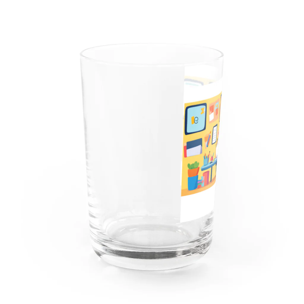 bam0508の仕事場のハムスター Water Glass :left