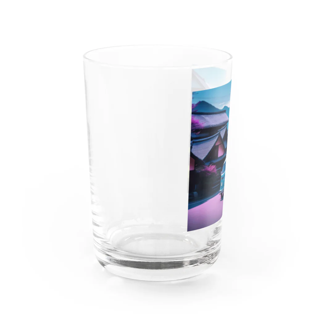 ta95の五箇山合掌造り集落（岐阜県）を旅するワーゲンバス Water Glass :left