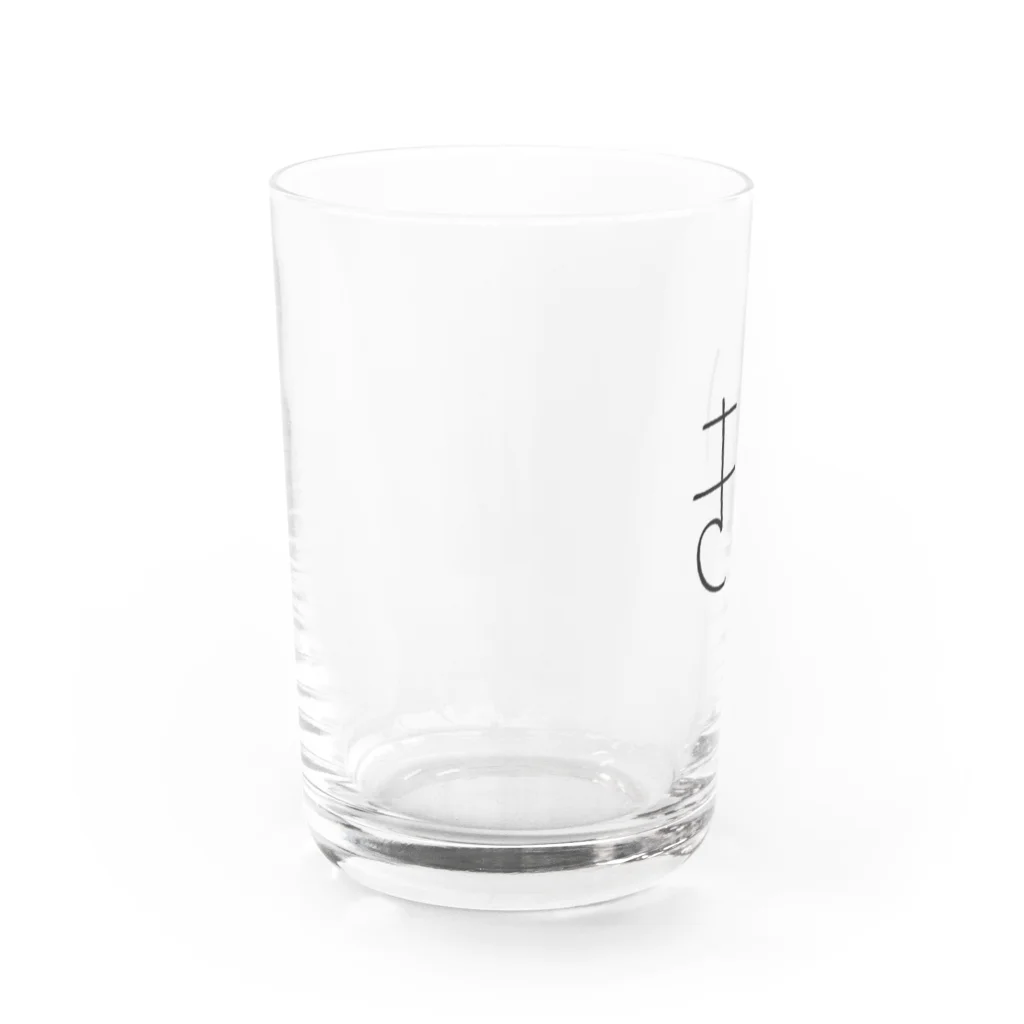 SIMPLE-TShirt-Shopのもち3 Water Glass :left