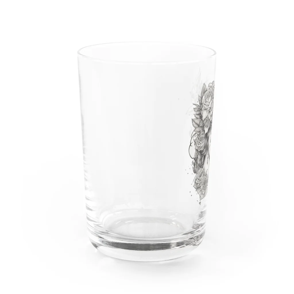 エスティーの美しい女性 Water Glass :left