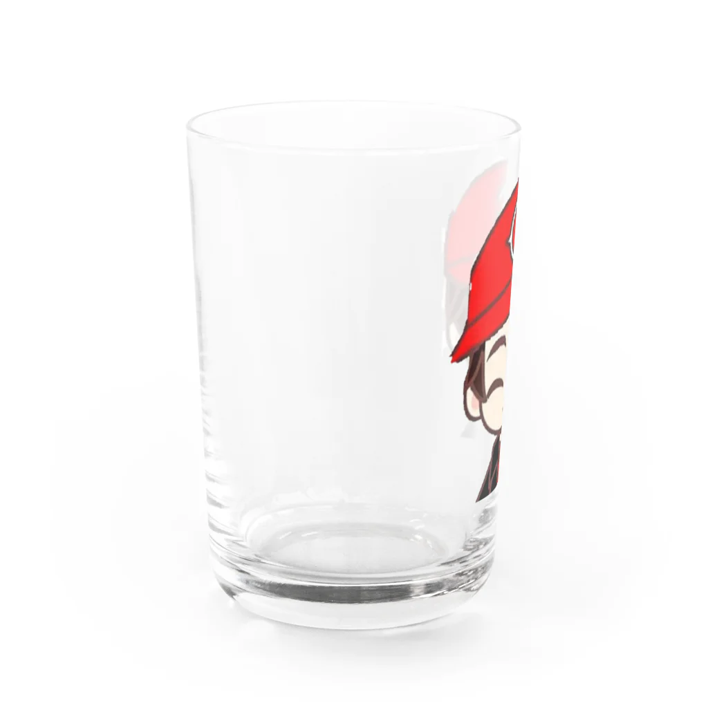 瀧さんショップの瀧さん似顔絵アイテム Water Glass :left