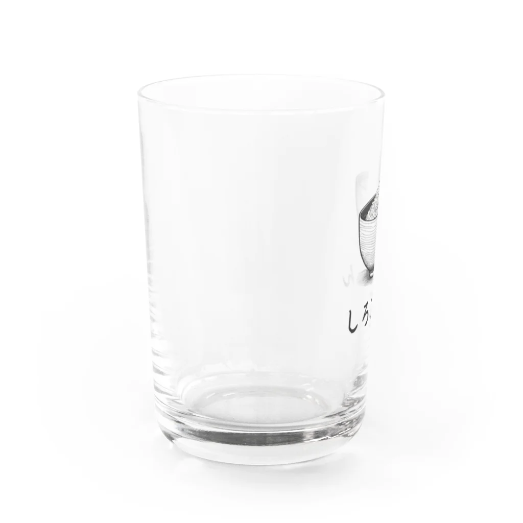 Kebinのしろごはん Water Glass :left