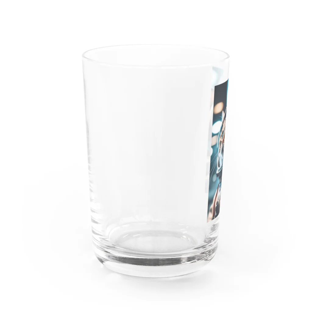 hekikiの旅立つ宇宙猫 Water Glass :left