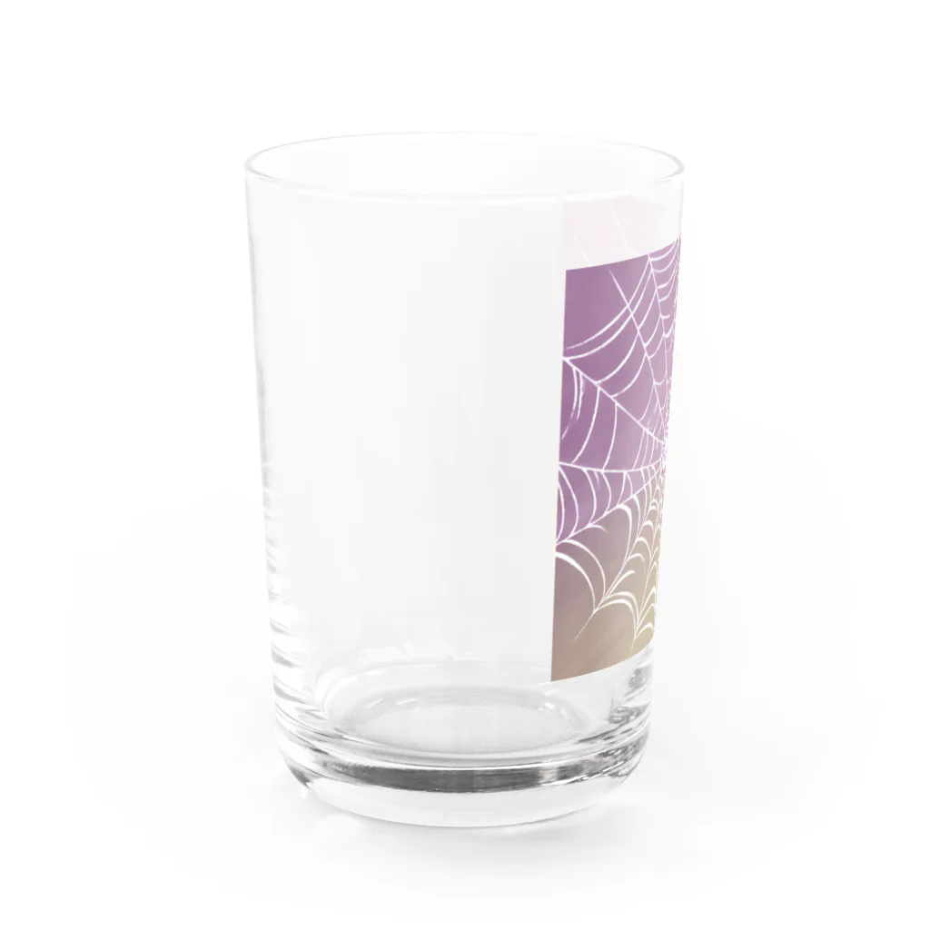 　Mtスペースの#蜘蛛の巣 Water Glass :left